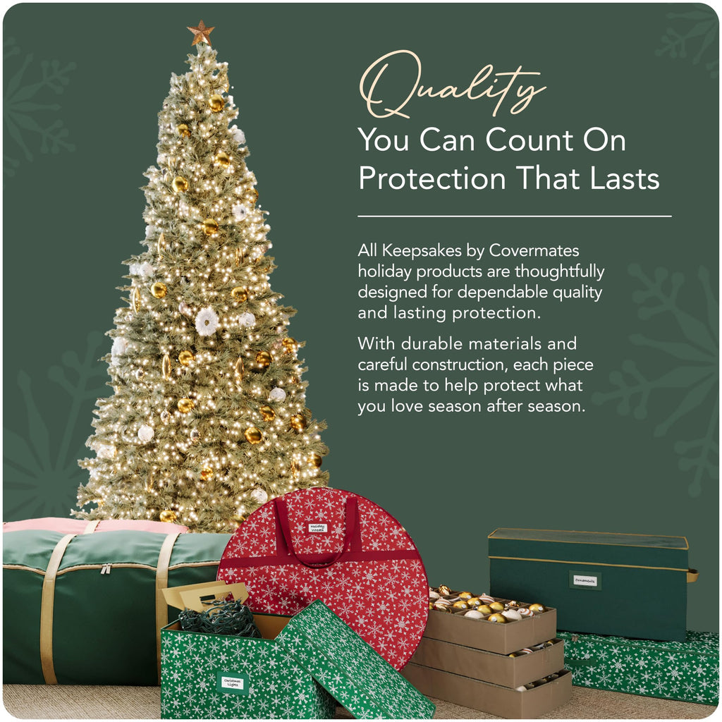 Christmas Tree Cinch Bag, Fits 9-11 ft Trees, Red