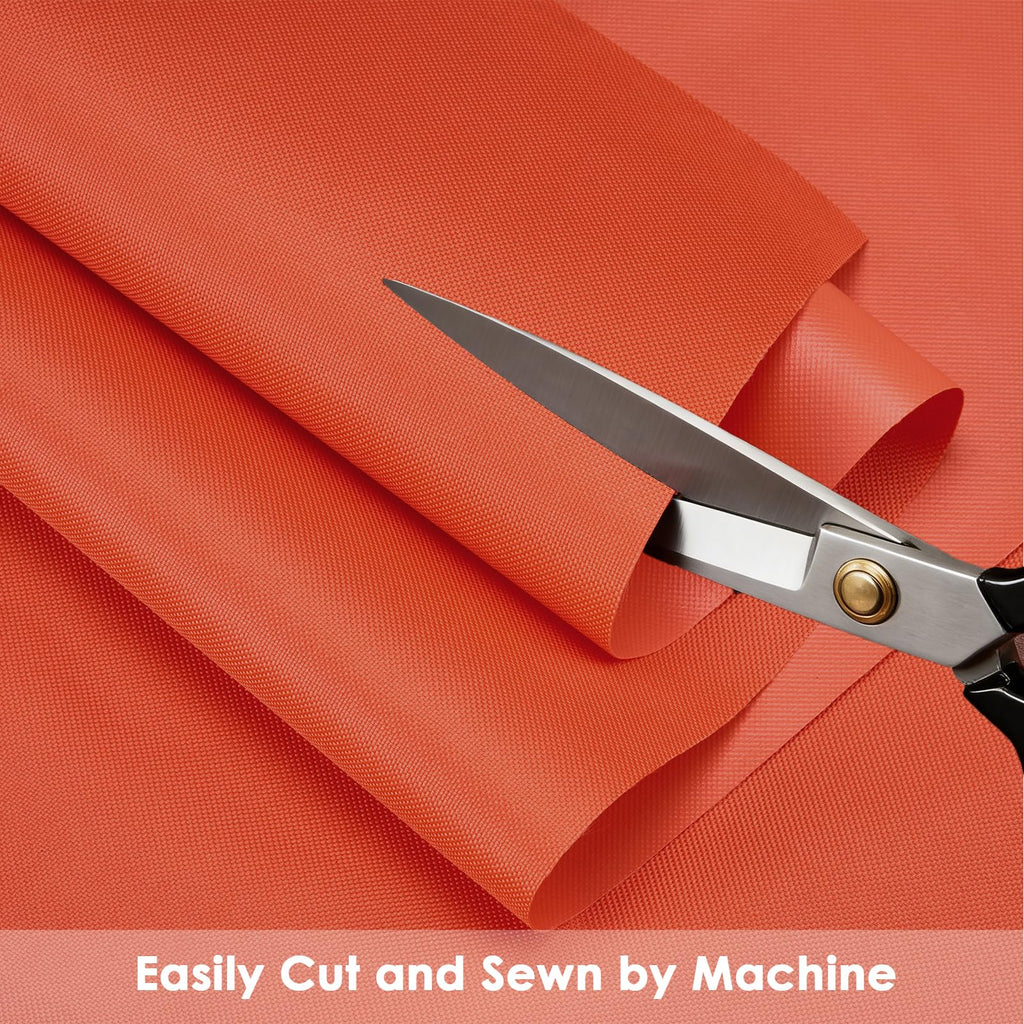 Waterproof Canvas Fabric by The Yard 60" W 600 Denier PVC Backing Water Repellent Polyester Upholster Fabric Material
