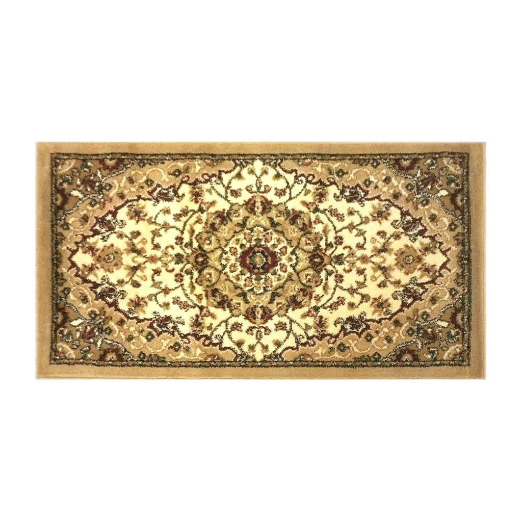 2' x 3' Persian Area Rug, Ivory