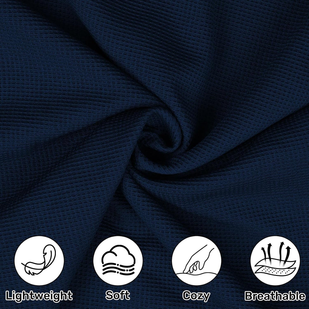 Boy's Henley Shirts Long Sleeve Thermal Waffle T-Shirt