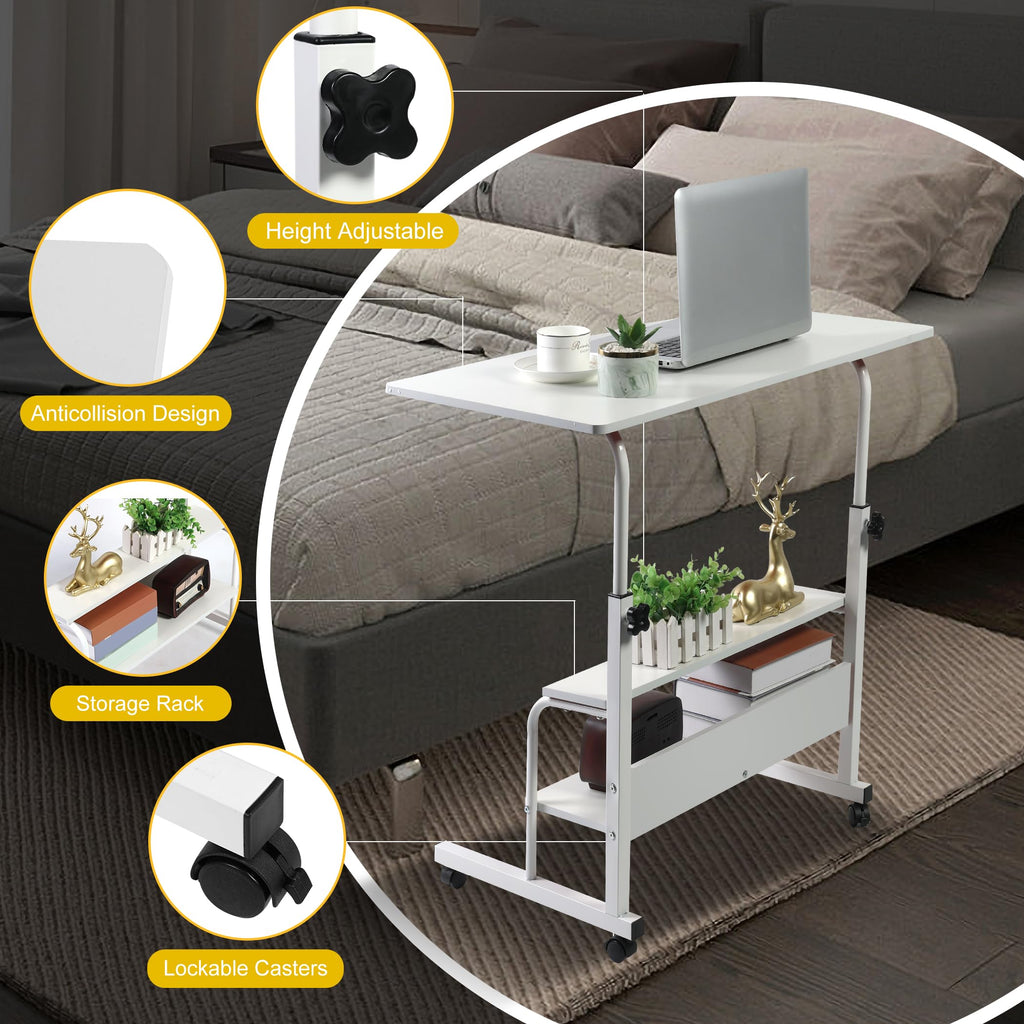 Laptop Adjustable Height Desk Bedside Sofa Table Minimalist Computer Desk Home Office Desk Student Writing Small