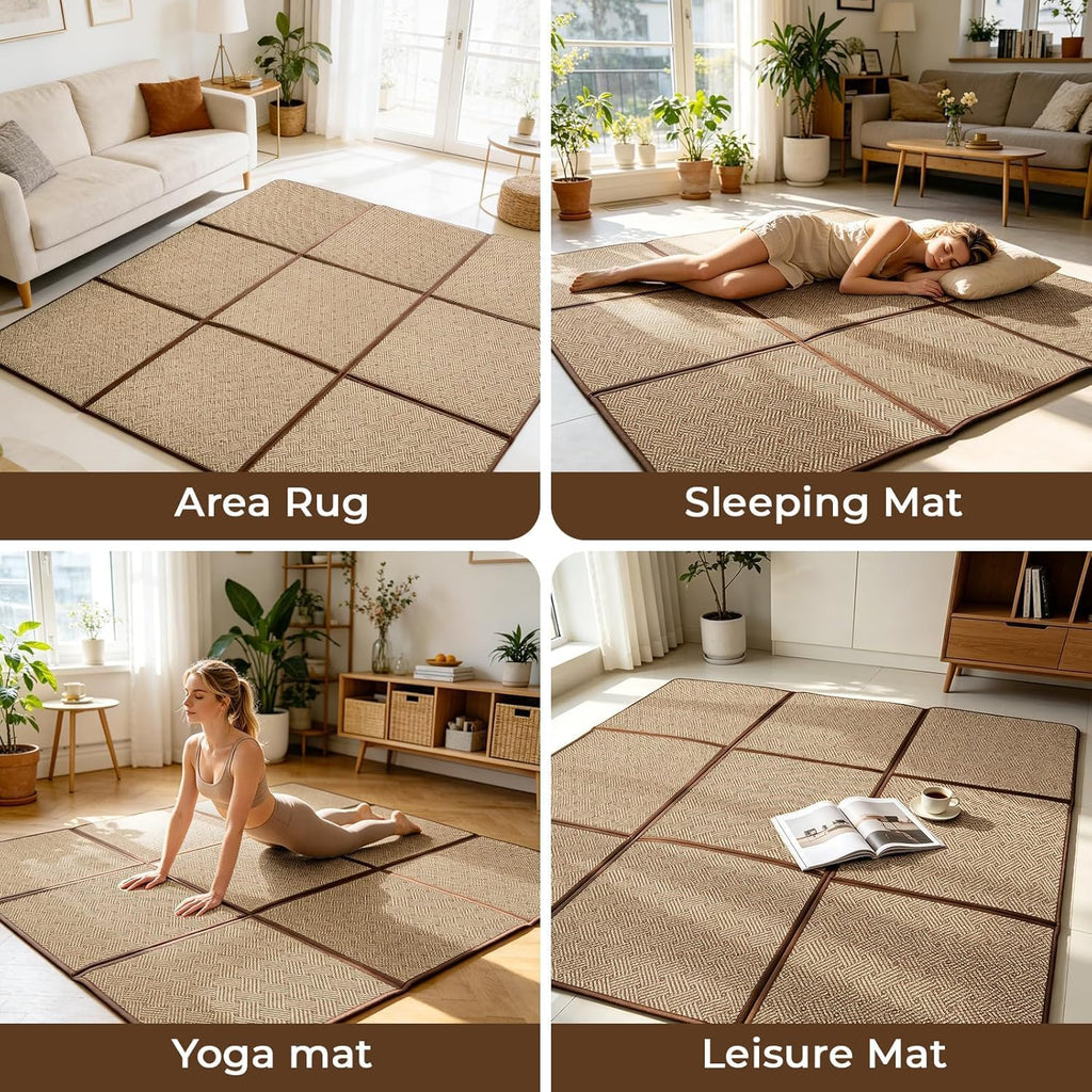 71'' x 71'' Large Japanese Tatami Mat, 0.47'' Thickness