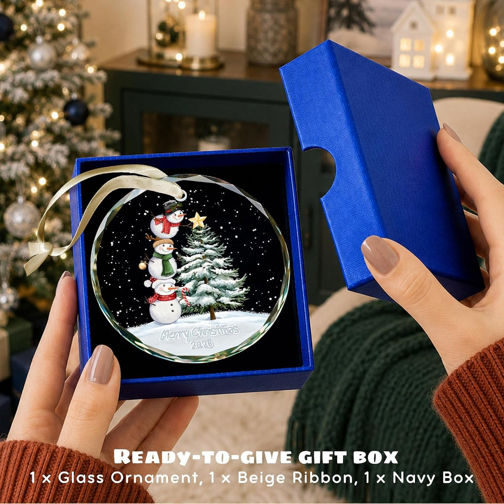 2026 Christmas Ornament - Snowman Ornaments, Snowman Christmas Ornaments