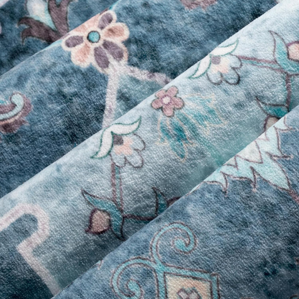 9x12 Washable Non Slip Boho Area Rug