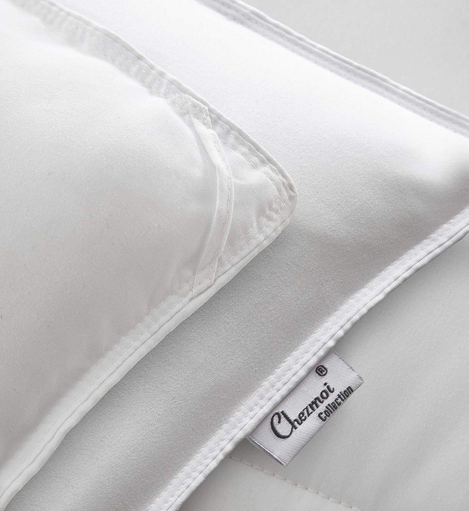 Queen Comforter Duvet Insert - All Season, Heavyweight Quilted for Winter Warm Fluffy Bed With Corner Tabs