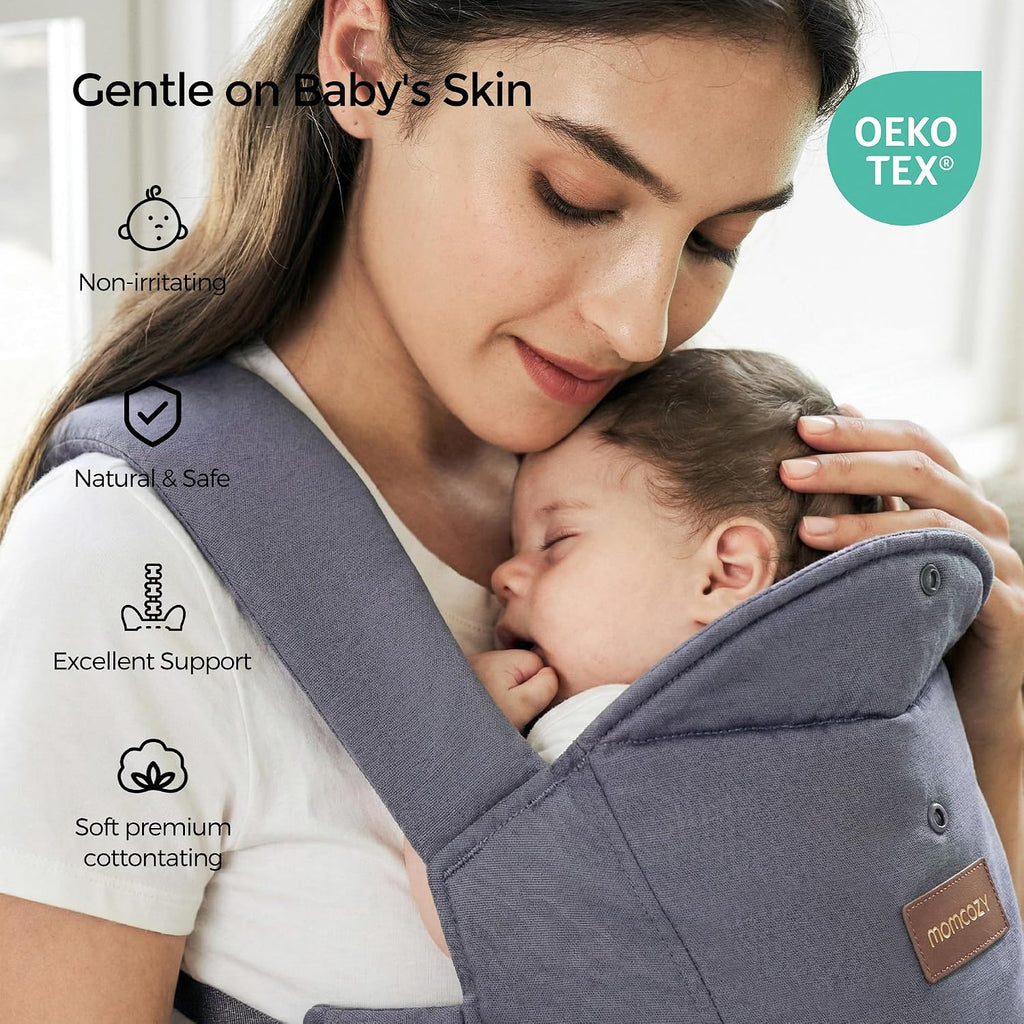 Newborn Carrier WeeSnug- Lightweight and Cozy Comfort for 7-25 lbs