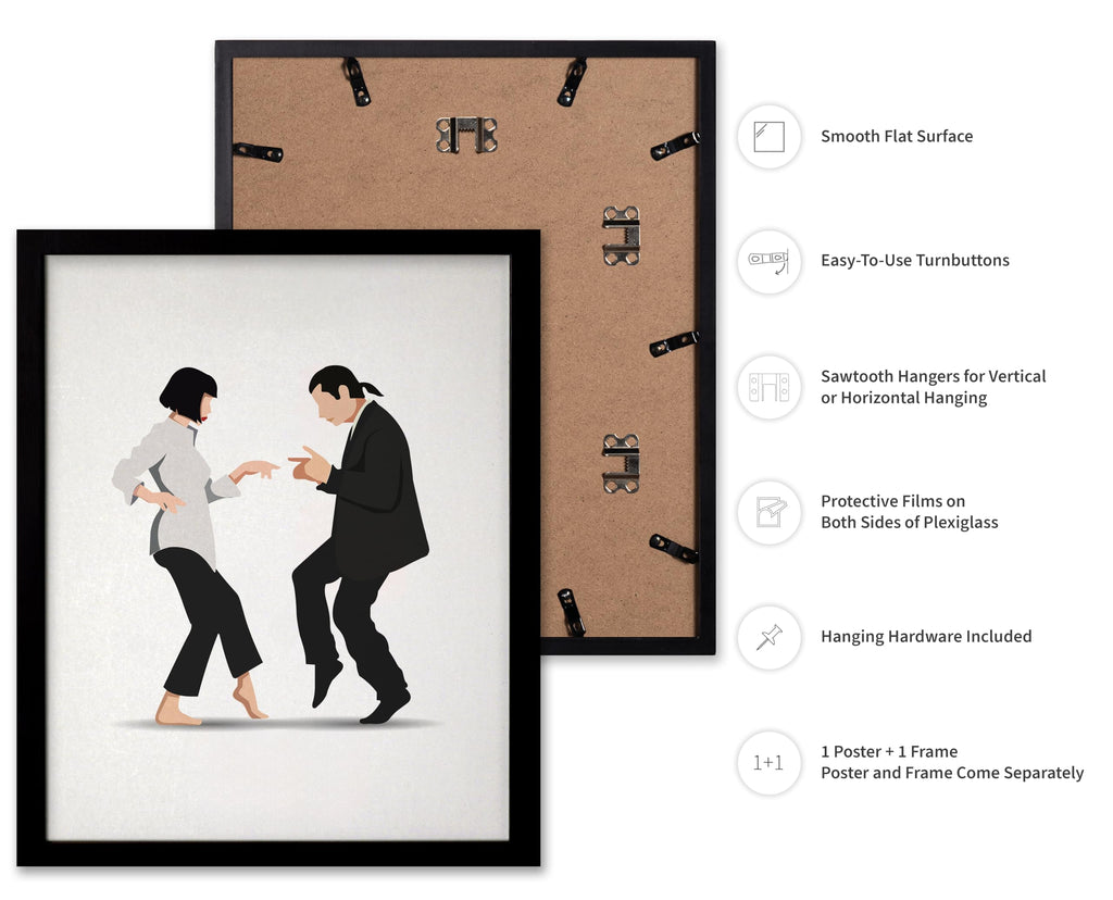 Master Dance Scene Print - Famous Movie Poster - Classic Film The Twist Art - Fun Gift for Men, Women & Dancer