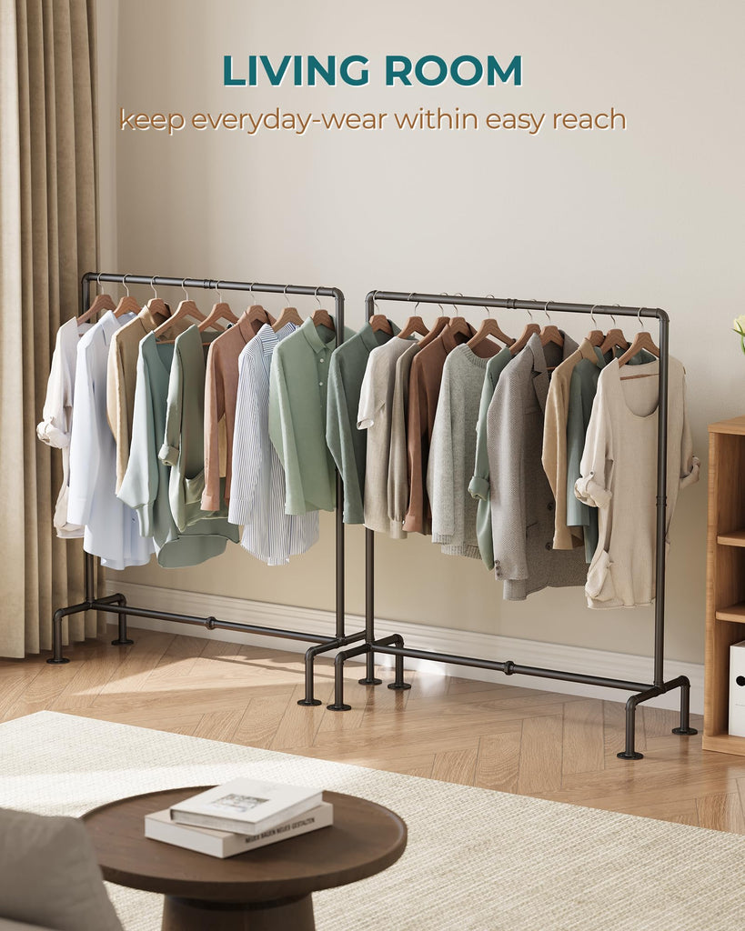 Clothing Rack, 2 Pack Heavy Duty Clothes Rack Freestanding