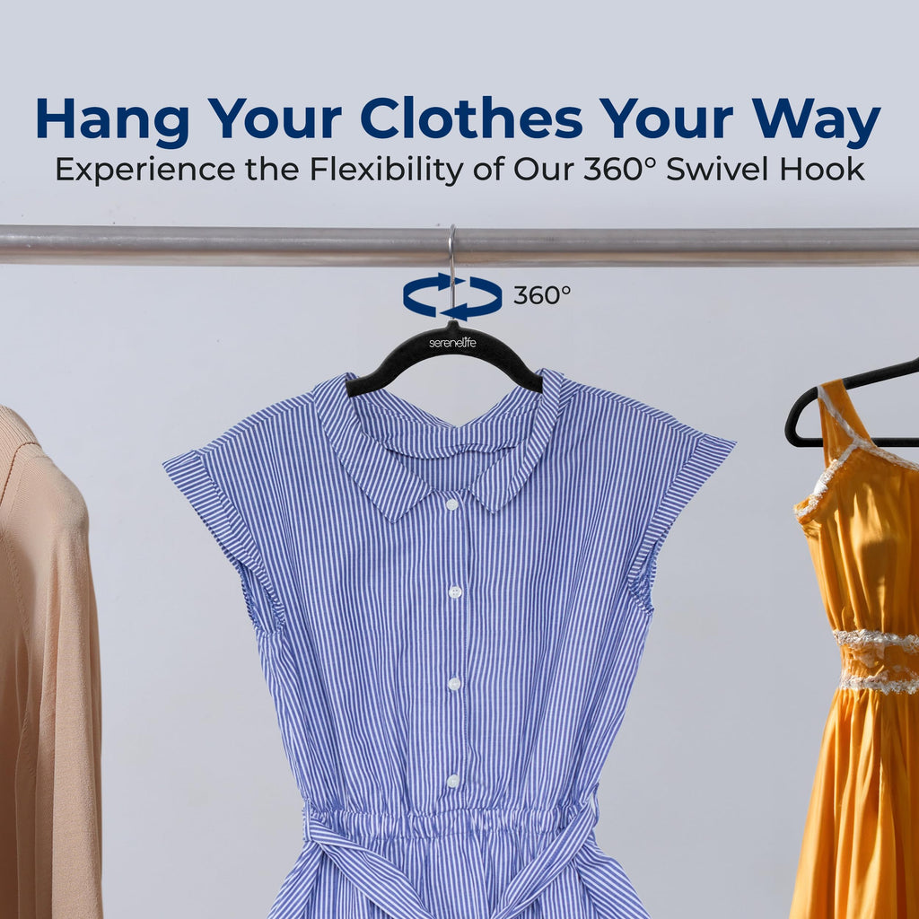 Velvet Hangers - 30 Pack, Slim & Space Saving for Closets
