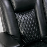 Home Theater Seating Seats, Game Movie Theater Chairs Theater Recliner Sofa with 7 Colors Ambient Lighting