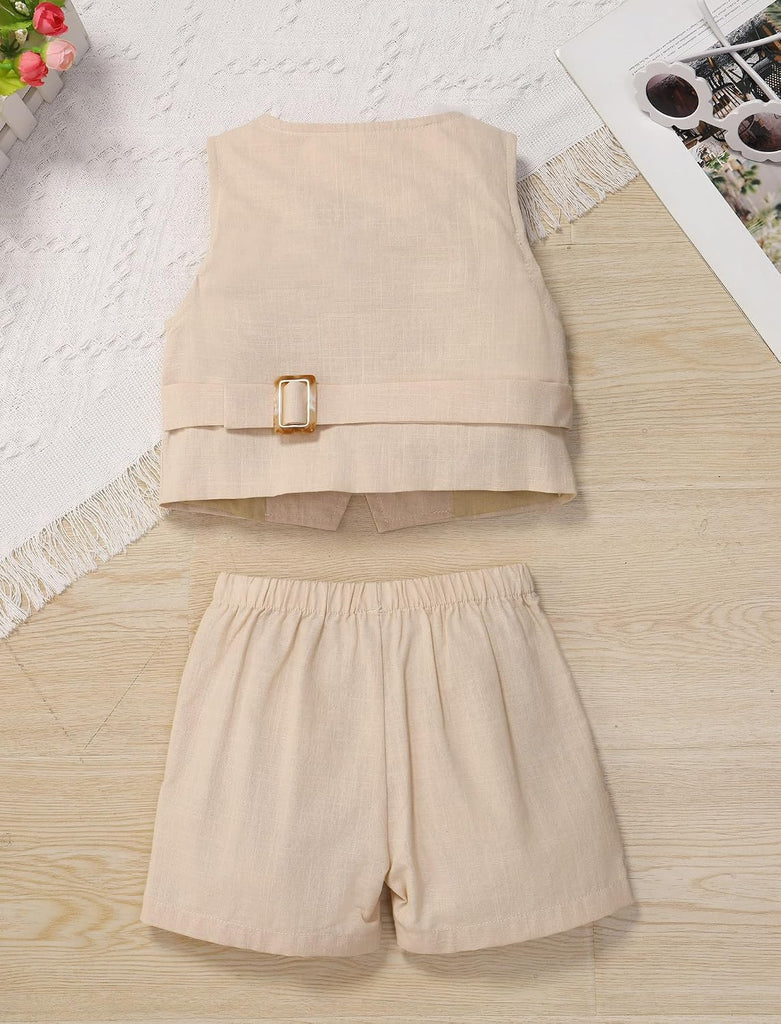 Toddler Baby Boys Formal Suit Set with Dress Shirt + Bowtie + Vest + Pants Piece Gentleman Wedding Tuxedo Outfits