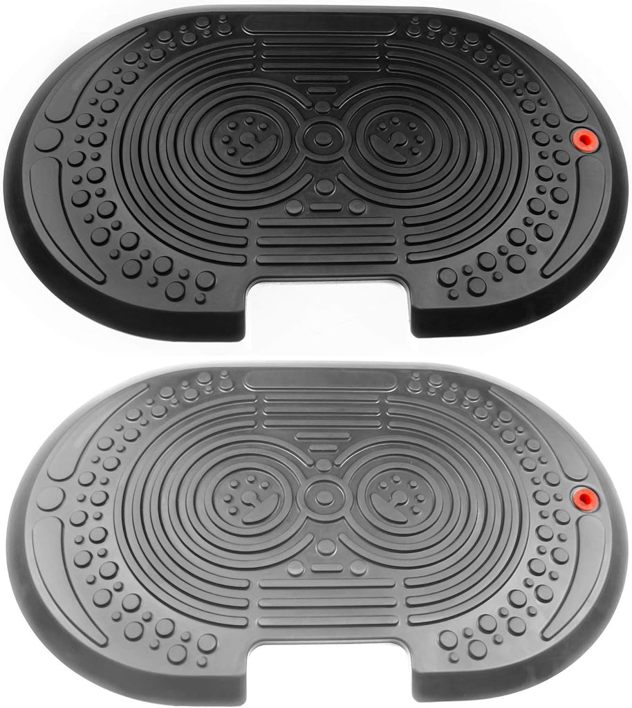 System 2000M Lite Ergonomic Anti-Fatigue Floor Comfort Mat, Non-Slip Base for Standing Desks, 20" x 32" Large Black