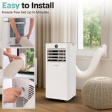 8,000 BTU Portable Air Conditioner and Heater, Small AC with Dehumidifier and Fan, Wifi Function