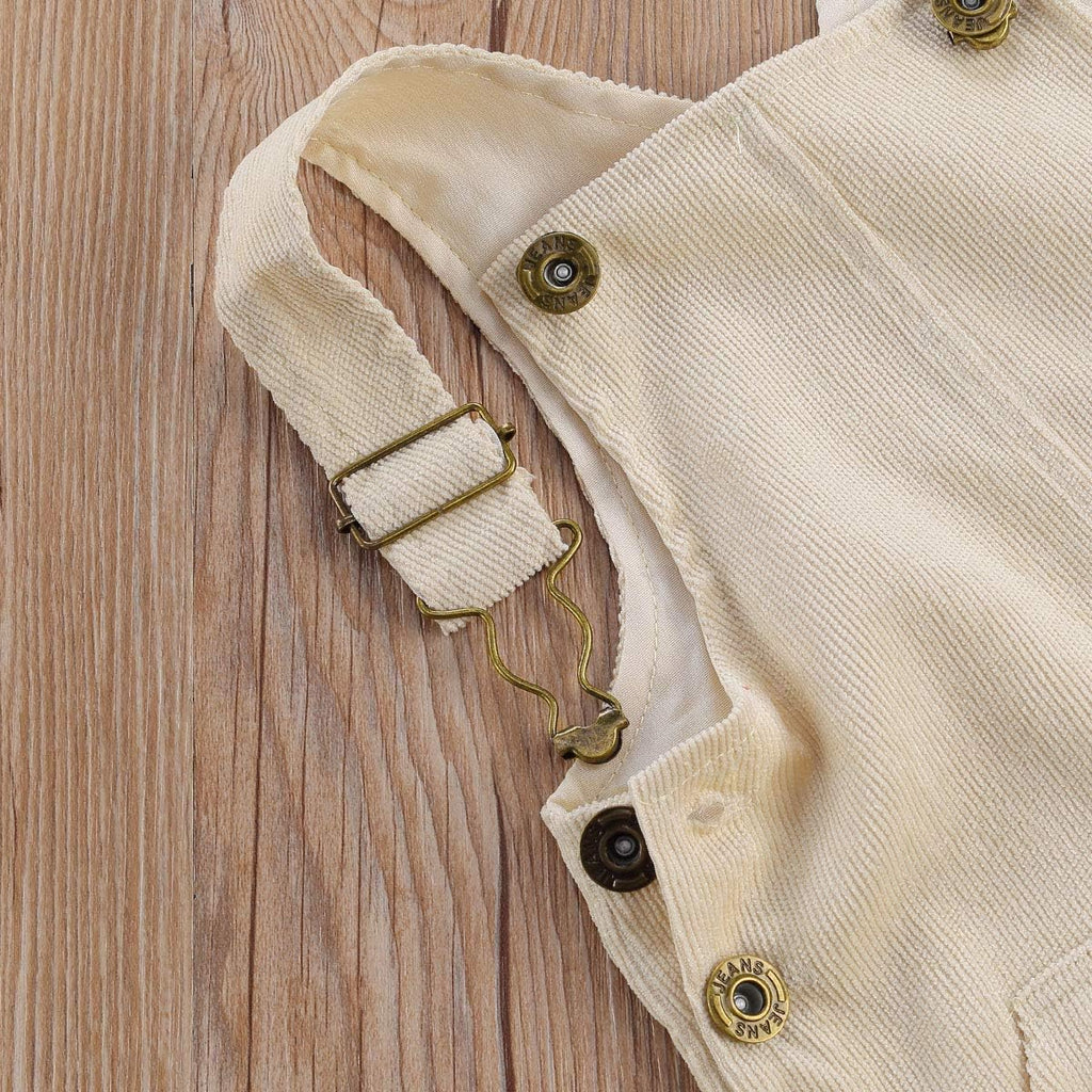 Toddler Kids Baby Boy Girl Bib Overalls Suspender Pants Solid Straps Trousers Halter Romper Jumpsuit Bottom Outfit