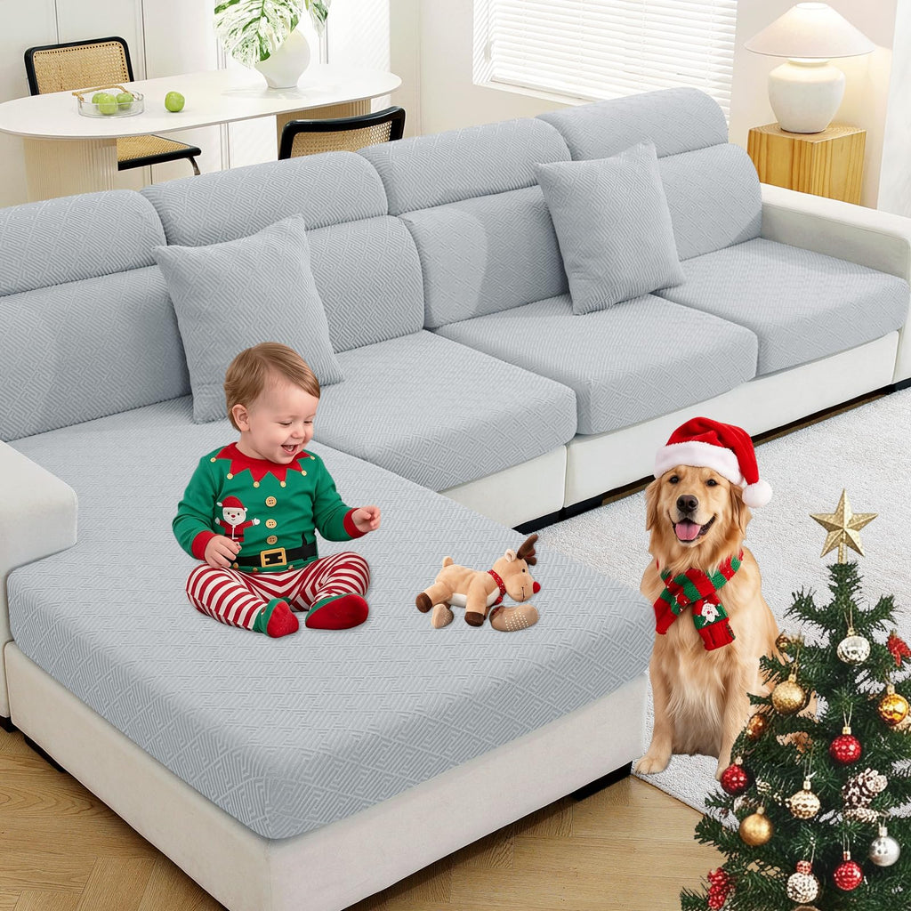 Stretch Individual Cushion Covers Sofa Loveseat Cushion Couch Covers Slipcovers Soft Replacement New Pattern