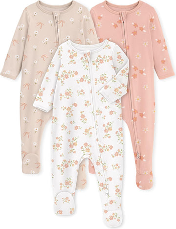 Baby Pajamas 100% Organic Cotton Sleepers Boy Girl Clothes