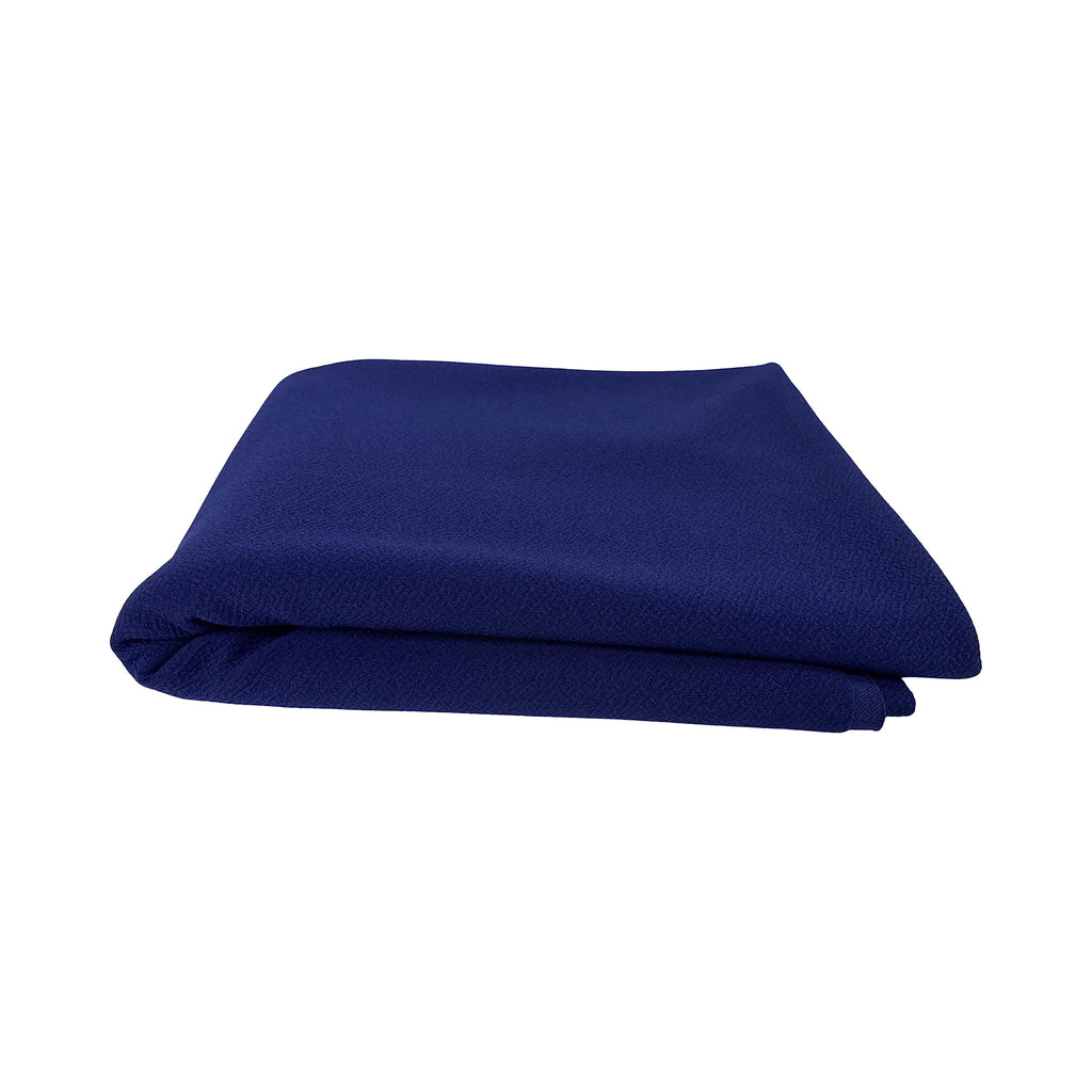 Double Knit Liverpool Spandex Stretch Fabric Navy, 2 Yards