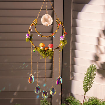 Mushroom Crystal for Window Garden Decor - Mushroom Home Decor