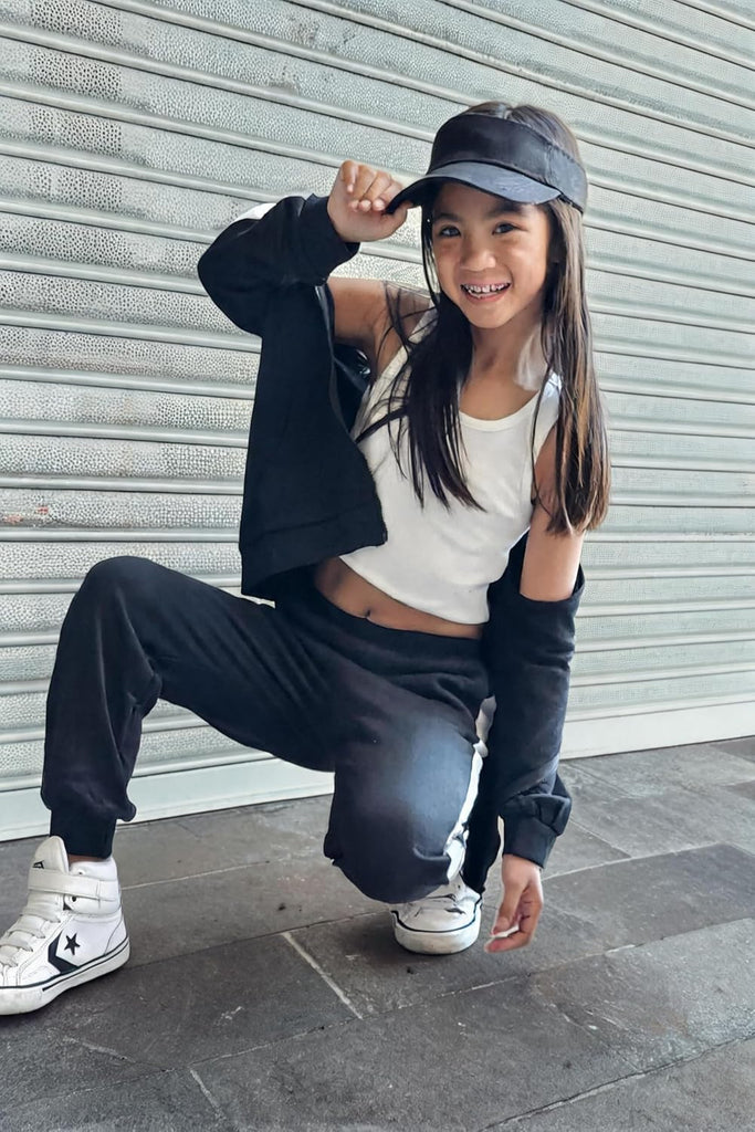 Girls 2 Piece Outfits Zip Up Hoodie Tracksuit Sweatsuits Sets