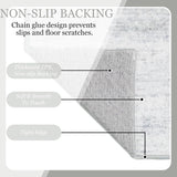 MUJOO 5x7 Washable Area Rug,Modern Abstract Rugs for Living Room Bedroom Dining Room,Large Non Slip Carpet Indoor,Low