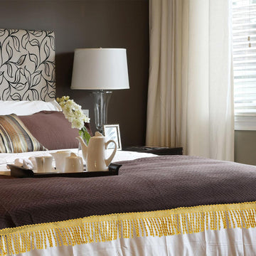 Fringe Trim for Curtains Sofa Decor, 12 Yards, Gold - 12 Yards