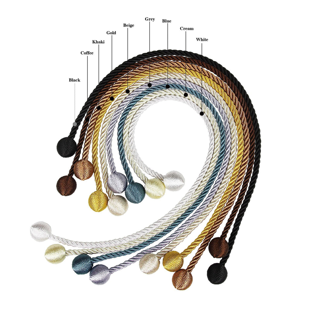 Curtain Tiebacks Outdoor Decorative Rope Tie Backs Drape Holdbacks