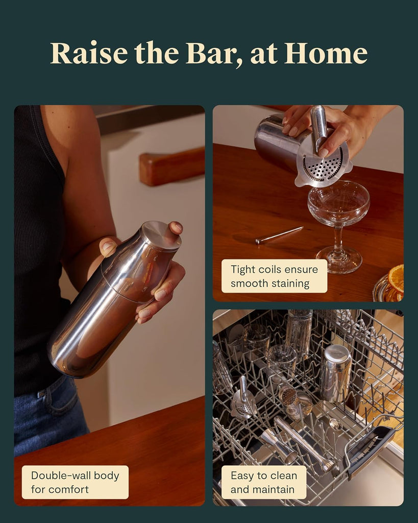 9-Piece Complete Bar Set with Organizer - Set of 9