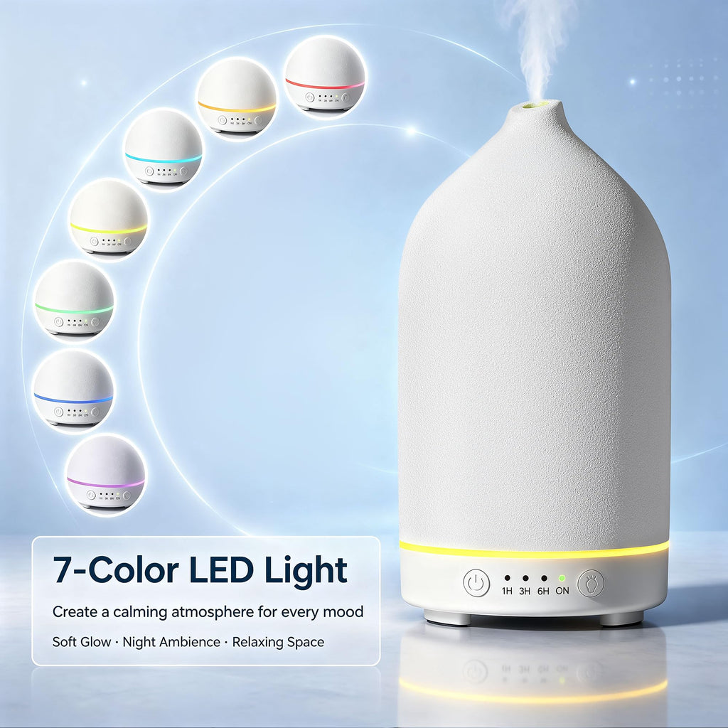 Ceramic Essential Oil Diffuser, Stone Diffuser 2 Pack