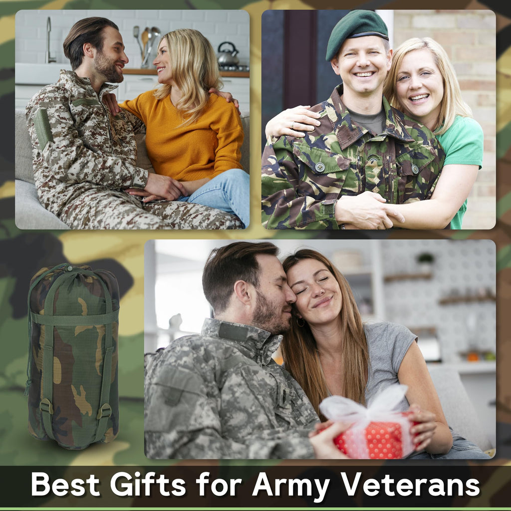 Woobie Blanket, Military Poncho Liner Camo Insulated Camping Woobie Blanket for Outdoor Hiking Survival Hunting