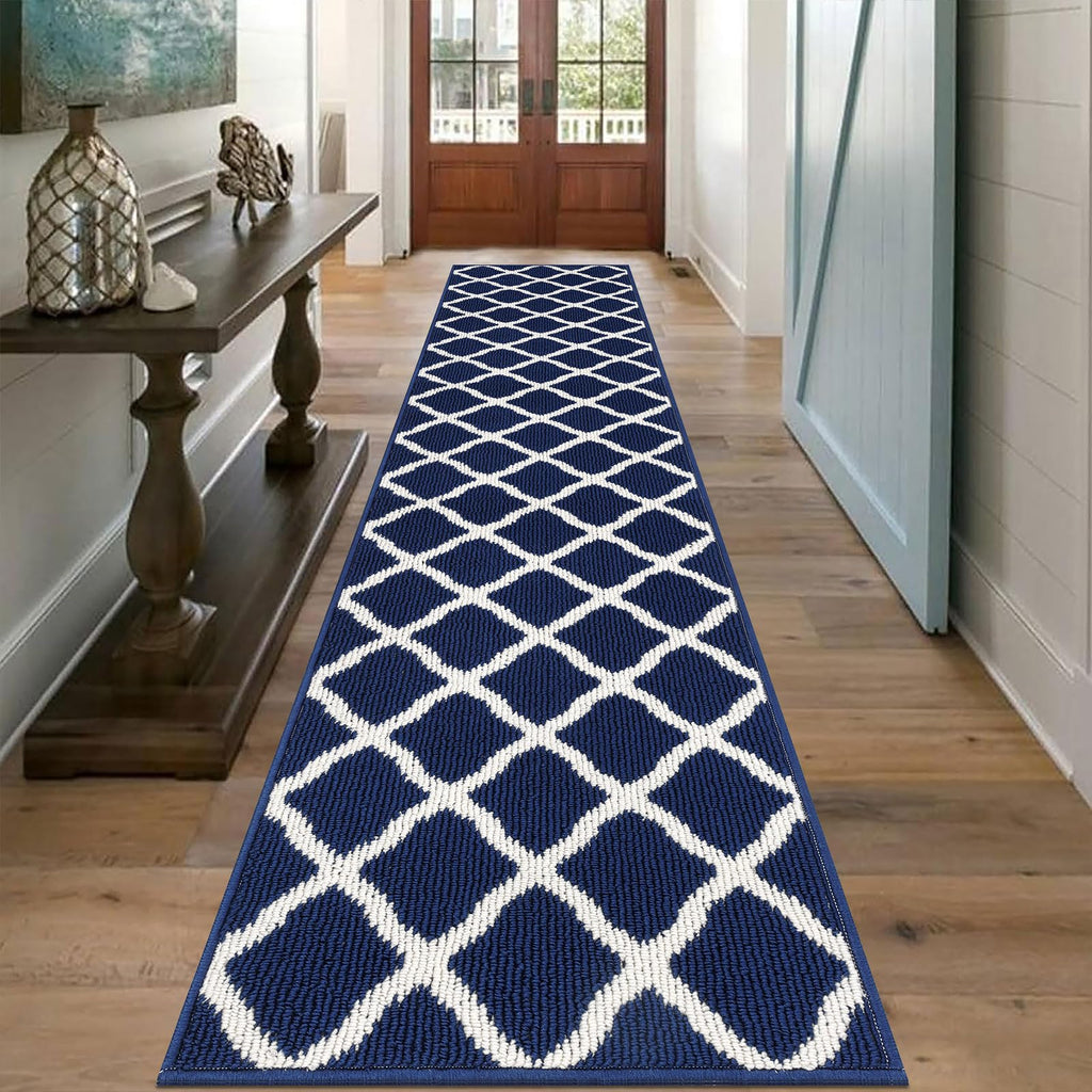 Extra Long Hallway Runner Rug 2x10 ft Indoor Washable Rug Runner Non Slip Rubber Backing Hall Kitchen Runner Rugs