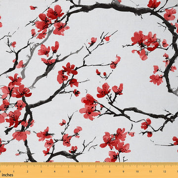 Cherry Blossoms Japanese Fabric by The Yard 10 Yards Soft