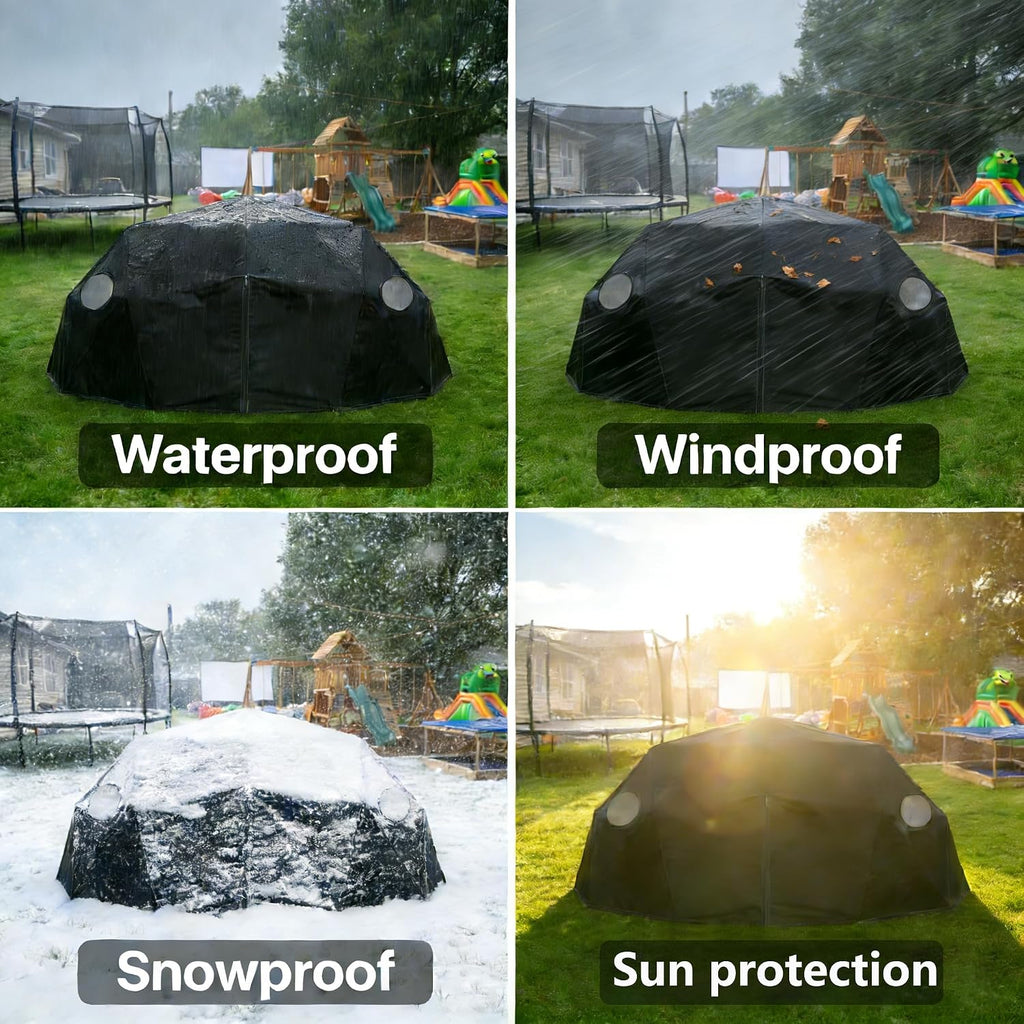 10-Foot Climbing Dome Cover, Climbing Dome Game Tent, Suitable for 10FT semi-Circular Rock Climbing (Cover only)