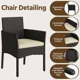 Patio Furniture Set 4 Pieces Conversation Sets