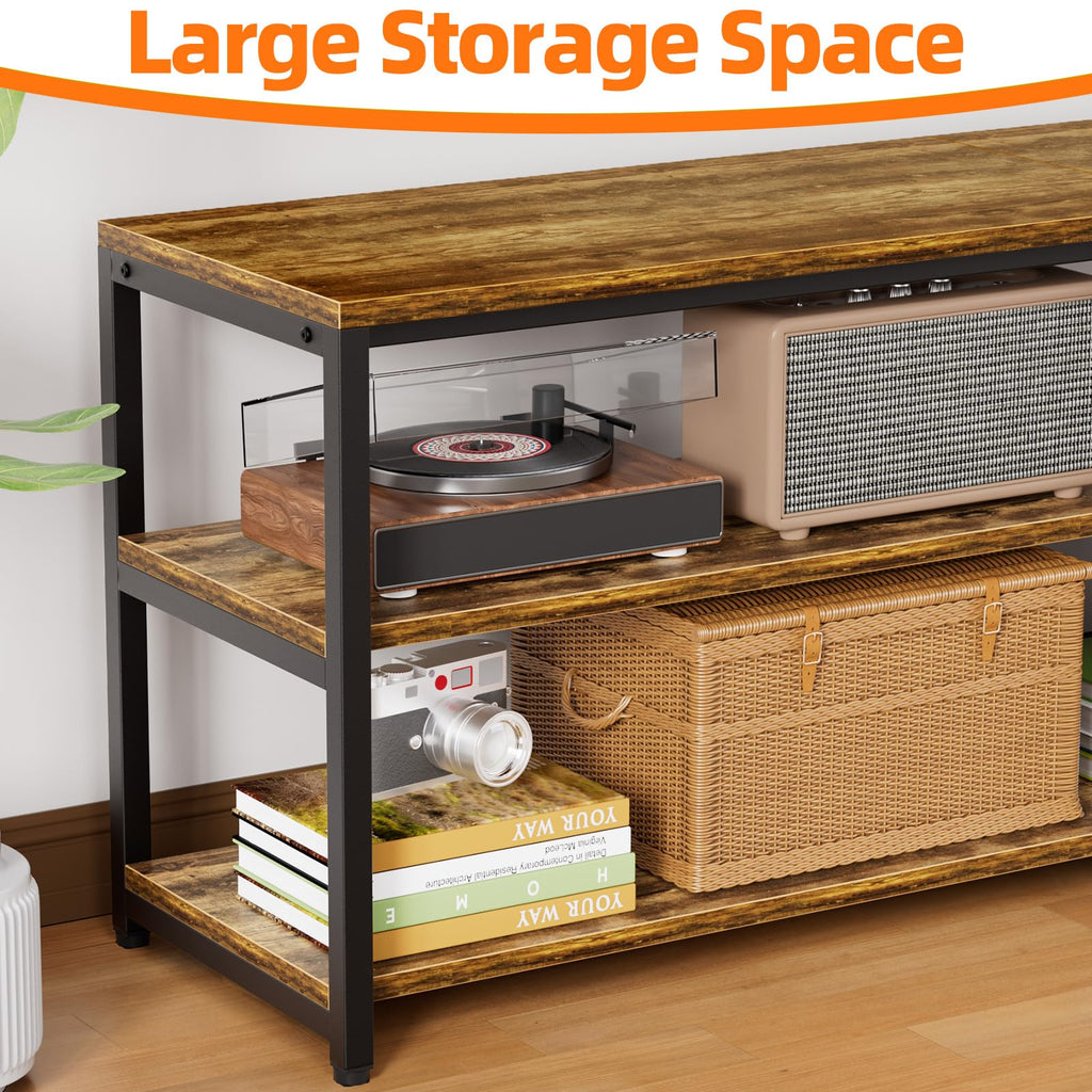 100 Inch TV Stand, Extra Large 98" Wide Entertainment Center