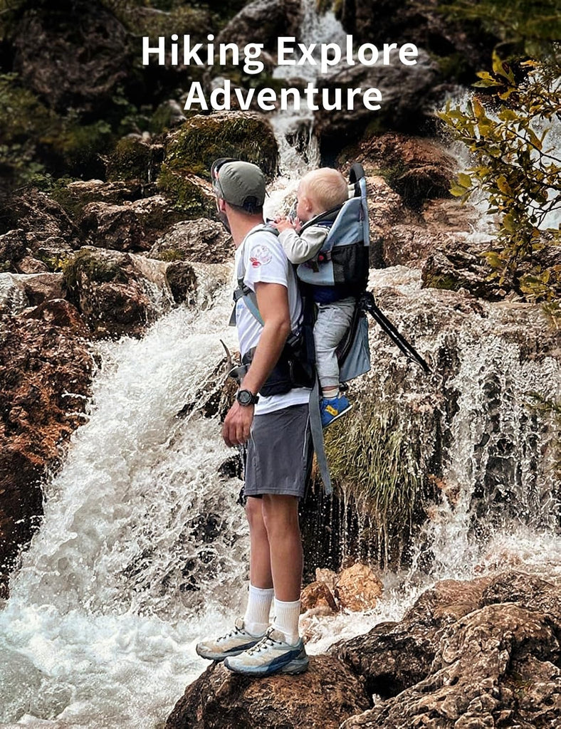 Toddler Hiking Backpack Carrier-Adjustable Padded Shoulder Straps
