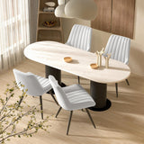 Nalupatio Modern Dining Chairs Set of 2, Comfy Dining Room Chairs with Thick Cushions