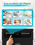 18-Inch Portable Dishwasher, 8-Place Setting Capacity, Mobile Dish Washer with 6 Wash Programs, LED Display