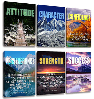 Landscape Canvas Wall Art, Motivational Wall Art Decoration Painting .Suitable forGym, Library, Office, Living Room