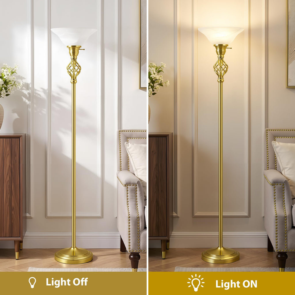 Torchiere Floor Lamp, LED Standing Reading Light