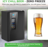 Beer Fridge 108 Can Capacity | Freestanding Beverage Refrigerator with Glass Doo