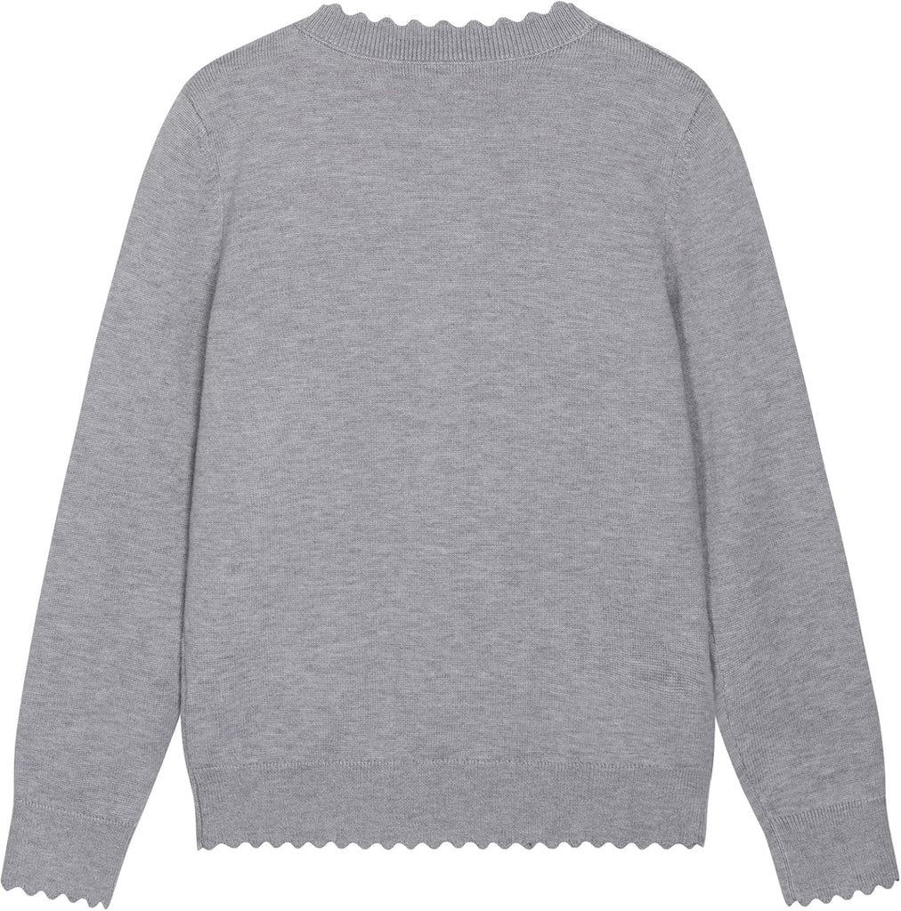 Cardigan Kids Long Sleeve School Uniform Sweater