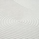 Abani Neutral Cream Area Rug 5' x 8' | White Luxury Zen Carpet | Minimalist Ivory Rugs for Bedroom