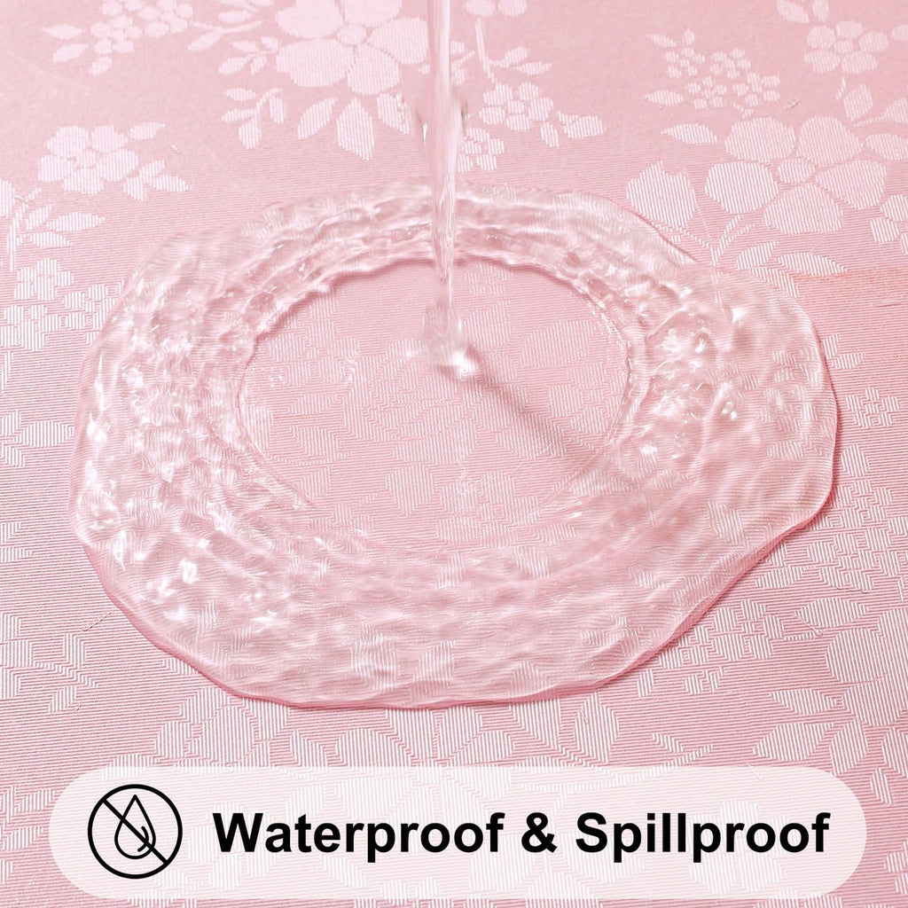 Square Waterproof Heavy Duty Vinyl Tablecloths, 70 x 70 Inch