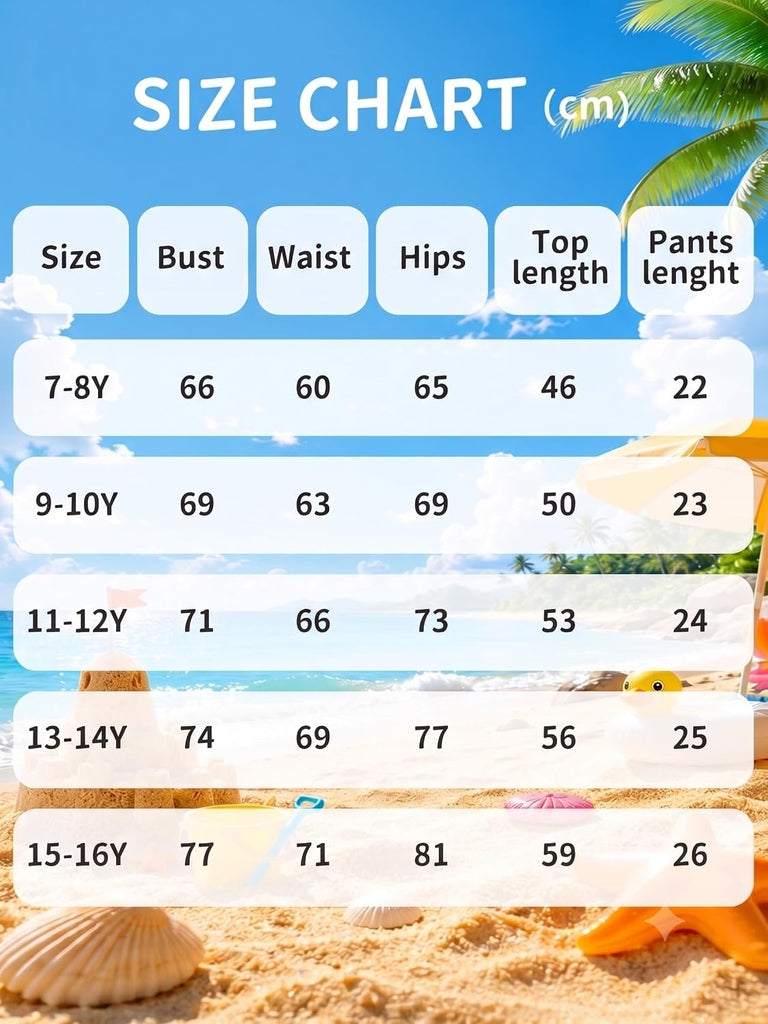 Girls Rash Guard Swimsuit Long Sleeve Swim Shirt with Pockets UPF 50+