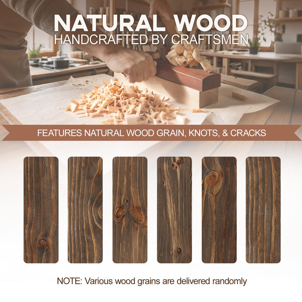 Solid Wood Fireplace Mantel 48", Rustic Mantel Shelf, Rustic Walnut