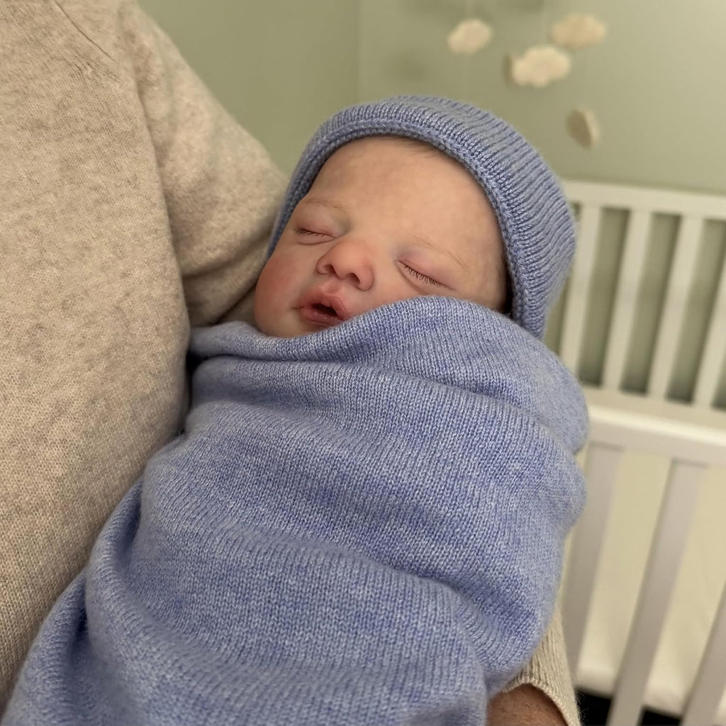 100% Cashmere Baby Blanket, Blue, 0-6 Months