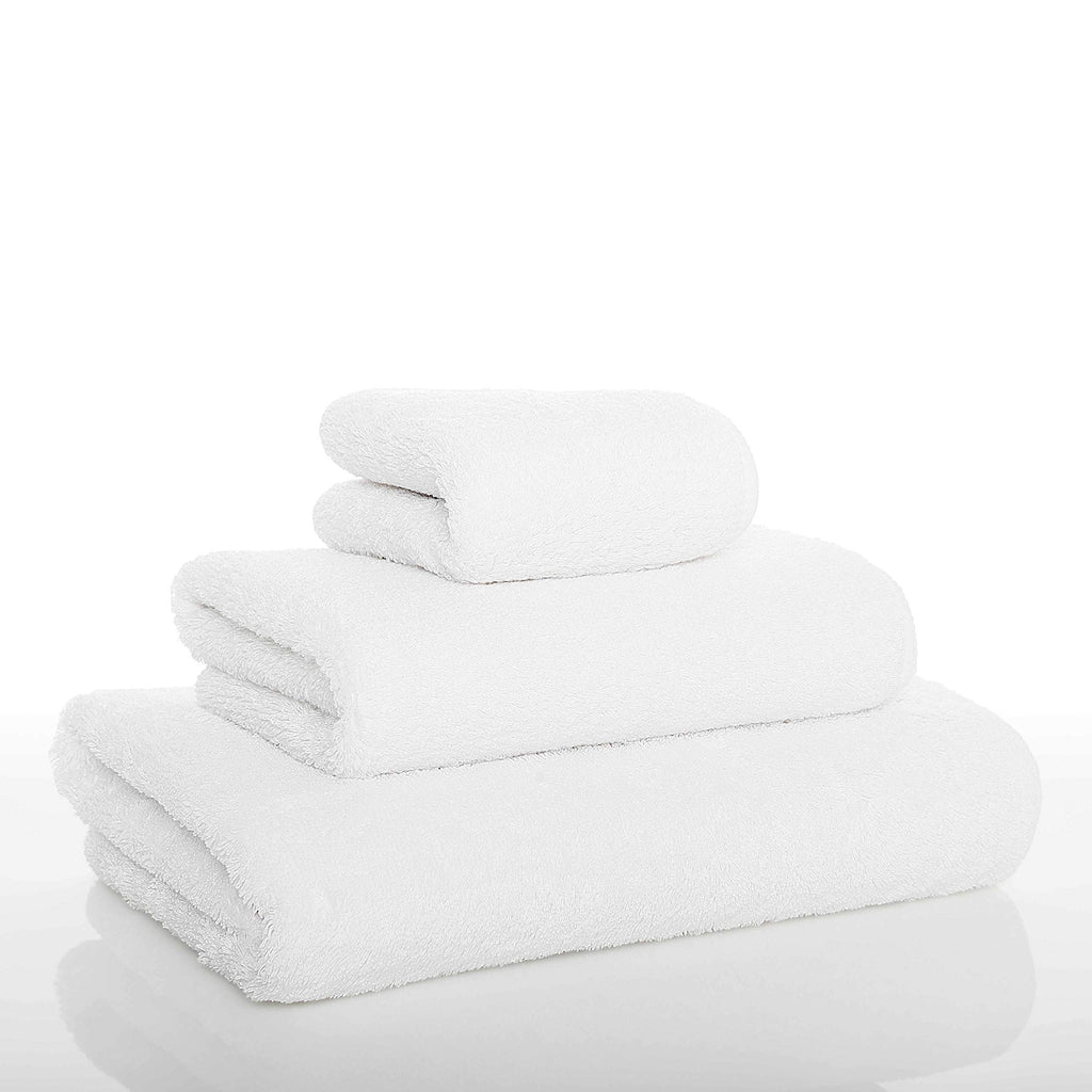 Long Double Loop Bath Towel 28" x 55" - 100% Extra Long-Staple Egyptian Cotton, 700 GSM - Elegant Solid Large Towels