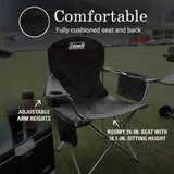 Portable Camping Chair with 4-Can Cooler, Cushioned Seat & Back with Side Pockets & Cup Holder, Carry Bag Included, Great for Camping, Tailgating - Image 7