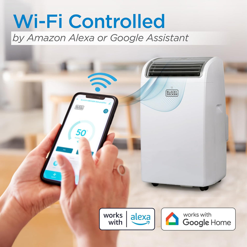 Portable Air Conditioner,14,000 BTU Cooling, 12,000 BTU Heating for Rooms up to 700 Sq. Ft.