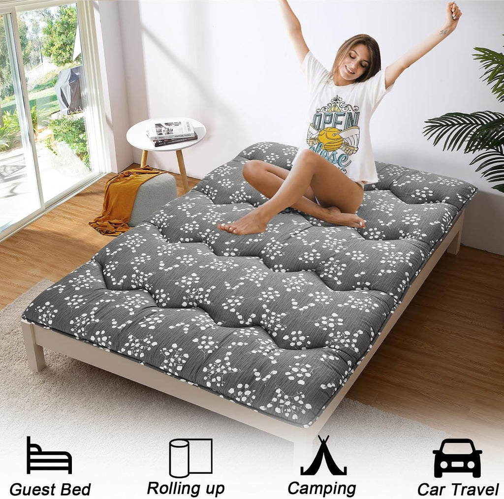 Japanese Floor Futon Mattress Foldable Tatami Futon Sleeping Pad